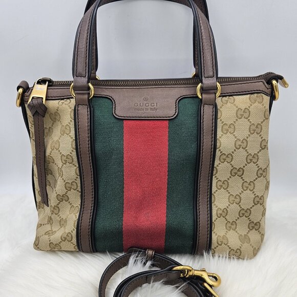 Gucci Rania Top Handle 2-Way Bag - Picture 1 of 17